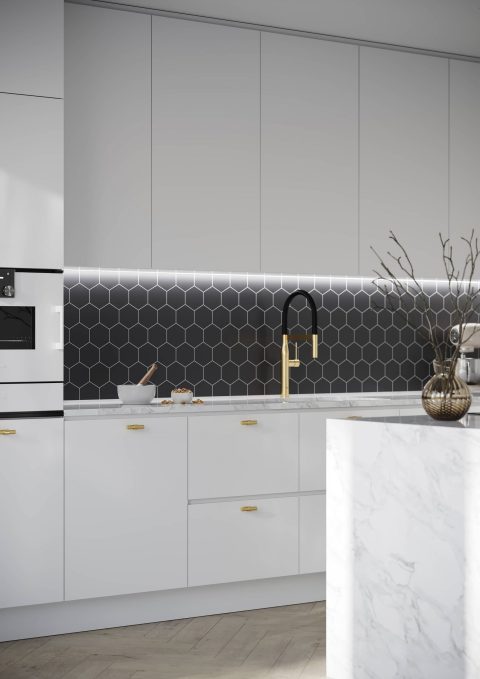 FIBO 2024-KM71 S Black 3) 4) (Hexagone) NY - Kitchen Board - Billede 4