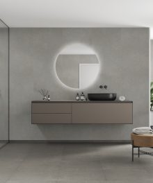 FIBO 4943-F00 EM Grey Concrete - Vådsrumspanel