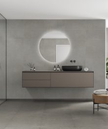 FIBO 4943-M63 EM Grey Concrete - Vådsrumspanel